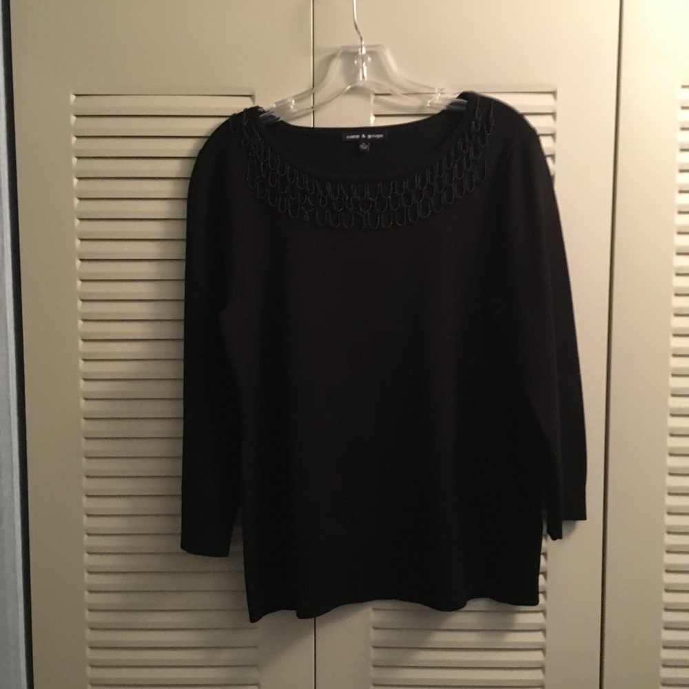 Cable & Gauge Dressy Sweater  New w/I tags